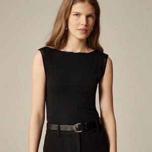 NWOT J.Crew Refined rib shell tank top